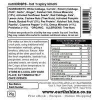 Earthshine Nutricrisps - Hot ‘n’ Spicy Kimchi
